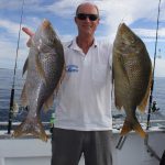 Double header spangled emperor Wa fishing charter Blue Lightning Charters